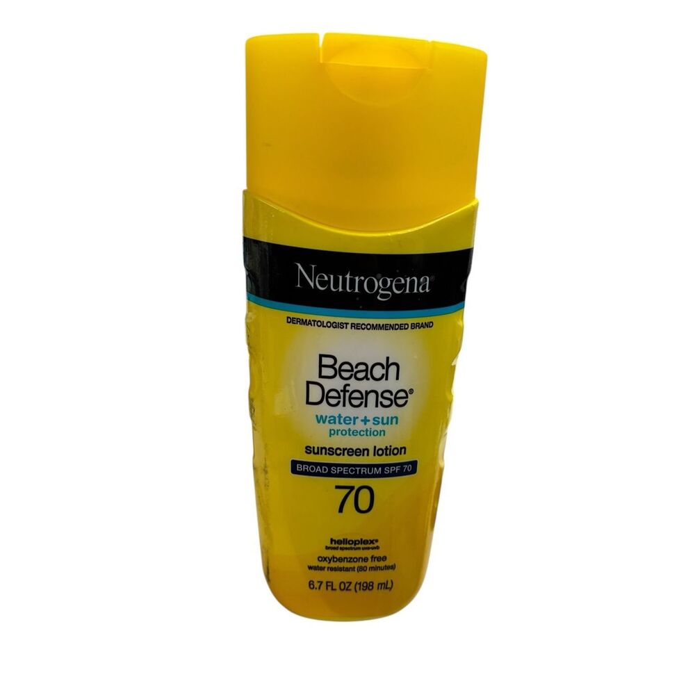 Neutrogena Beach Defense‎ SPF 70 Sunscreen Lotion 6.7 oz New
